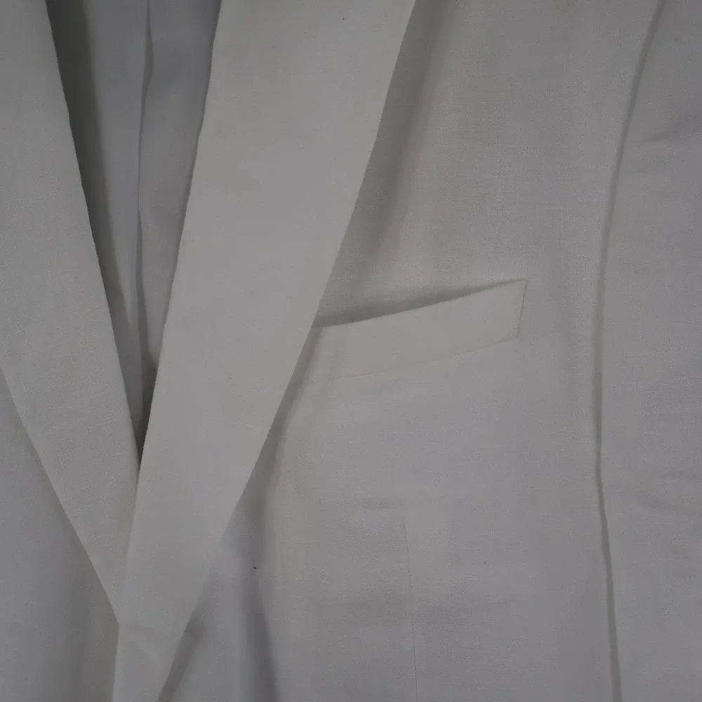 Bar III Slim Fit Linen Blazer Mens 42S White Preppy Classic Professional‎ NWT